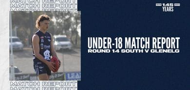 Under-18 Match Report: Round 14 vs Glenelg